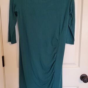 Pip & Vine Maternity Teal Dress